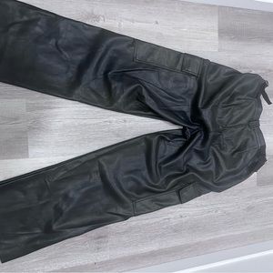 Faux Leather Pants